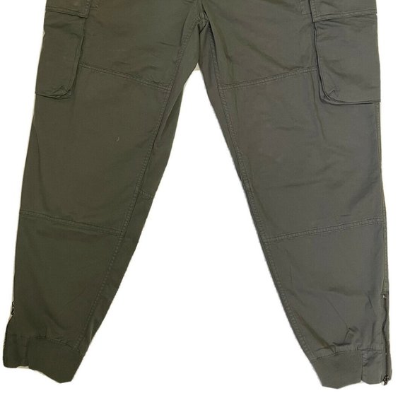 NEW POLO RALPH LAUREN CARGO PANTS CLASSIC FIT PULL ON ELASTIC WAIST GRAY - Picture 2 of 5